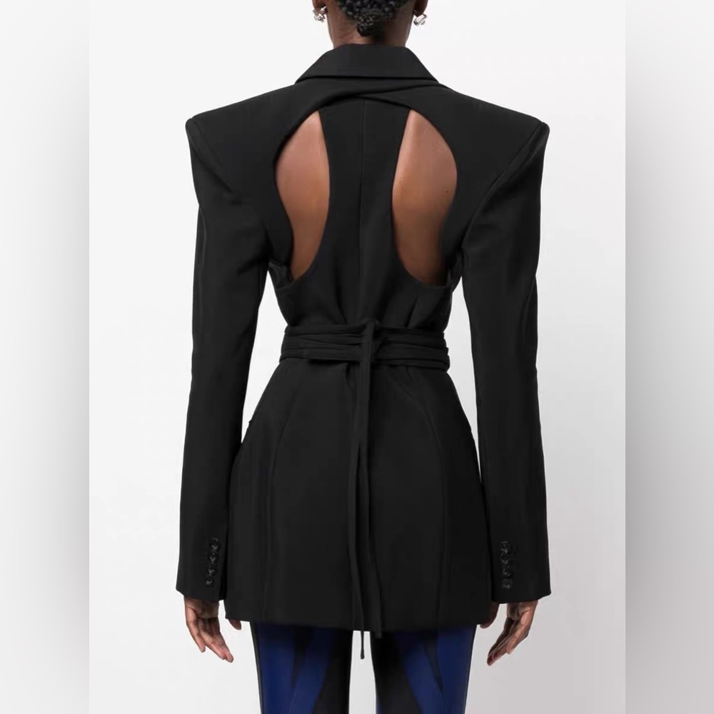Mugler Cut-out Blazer Dress